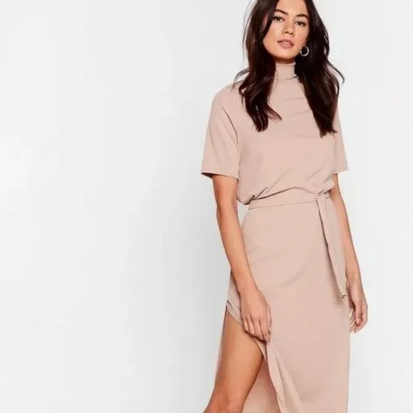 knee length dresses for ladies Women's Tinley Striped Belted Midi Shirtdress